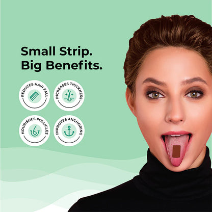 Hair Fall Control- Hair Fall Control Strips- Anti-Hair Loss Oral Strips- Plant-Based Hair Fall Supplement- Keranat Hair Fall Remedy- Hair Strength and Growth Strips- Vegan Hair Loss Treatment- Hair Fall Control with Keranat- Patented Complex for Hair Loss- Tropical Strawberry Hair Strips- Clinically Proven Hair Fall Remedy- Easy-to-Use Hair Care Strips- Reduces Hair Fall Naturally- Improves Hair Anchoring- Nourishes Hair Follicles- Strengthens and Thickens Hair- Healthy Scalp Treatment- 100% Plant-Based Hai